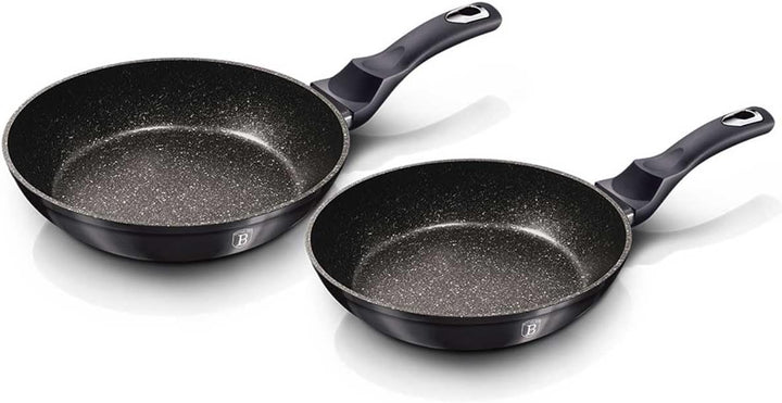Berlinger Haus Black Carbon Pro Kochgeschirr-Set, Aluminium, antihaftbeschichtet, 10-teilig