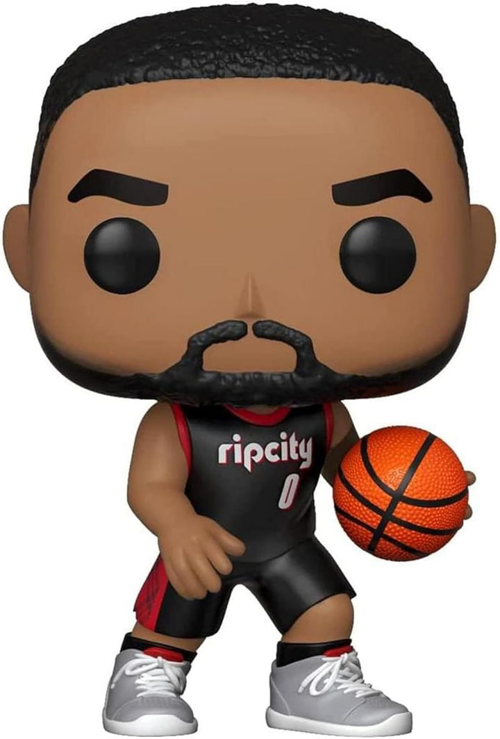 Funko POP! NBA: Blazers - Damian Lillard - (White Jersey) - Vinyl-Sammelfigur - Geschenkidee - Offiz