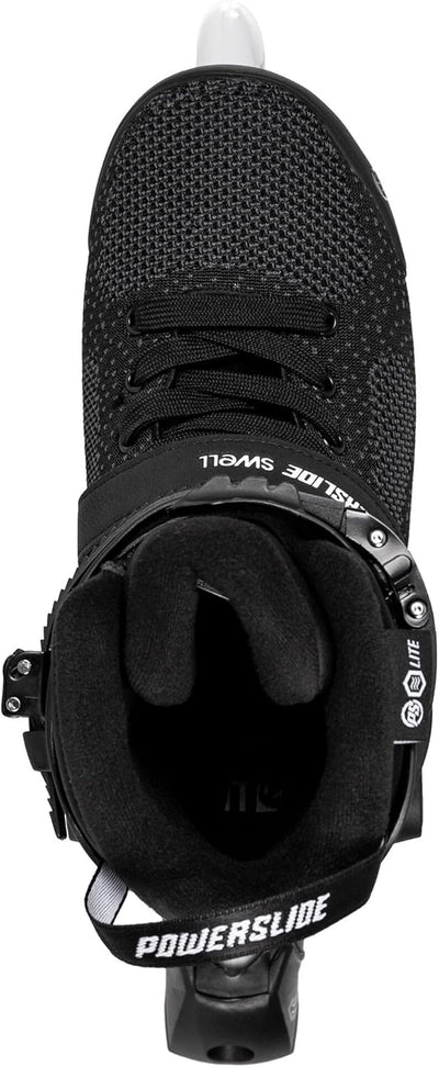 Powerslide Inline Skate Swell Lite Black 100, für Fitness, für Damen und Herren 38-39, 38-39