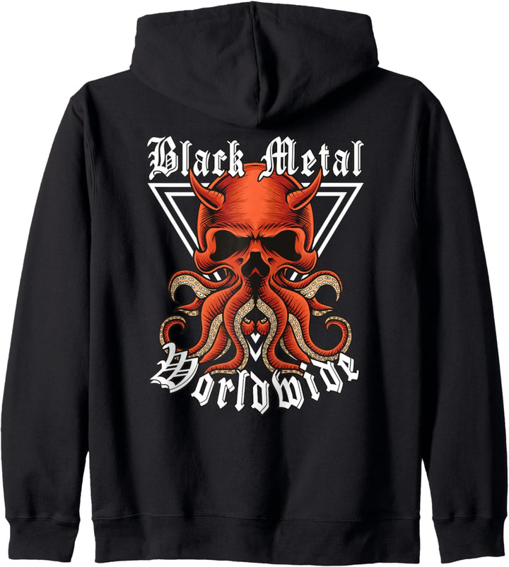 Black Metal Worldwide I Black Metal Kapuzenjacke