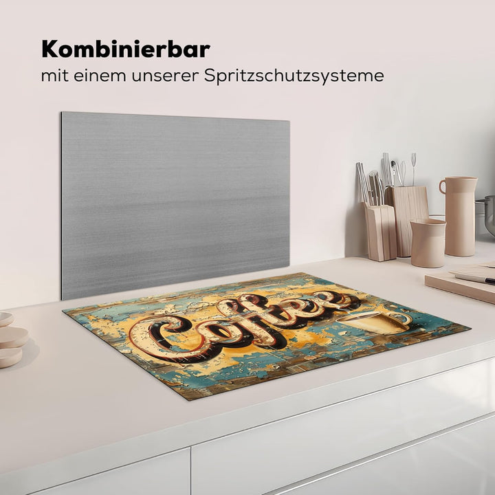 KitchenYeah© Herdabdeckplatte Einteilig Küche Herdabdeckung Induktionsfeld Ceranfeld Herdabdeckplatt