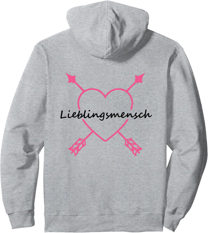 Lieblingsmensch Herzmensch beste Freundin Pullover Hoodie