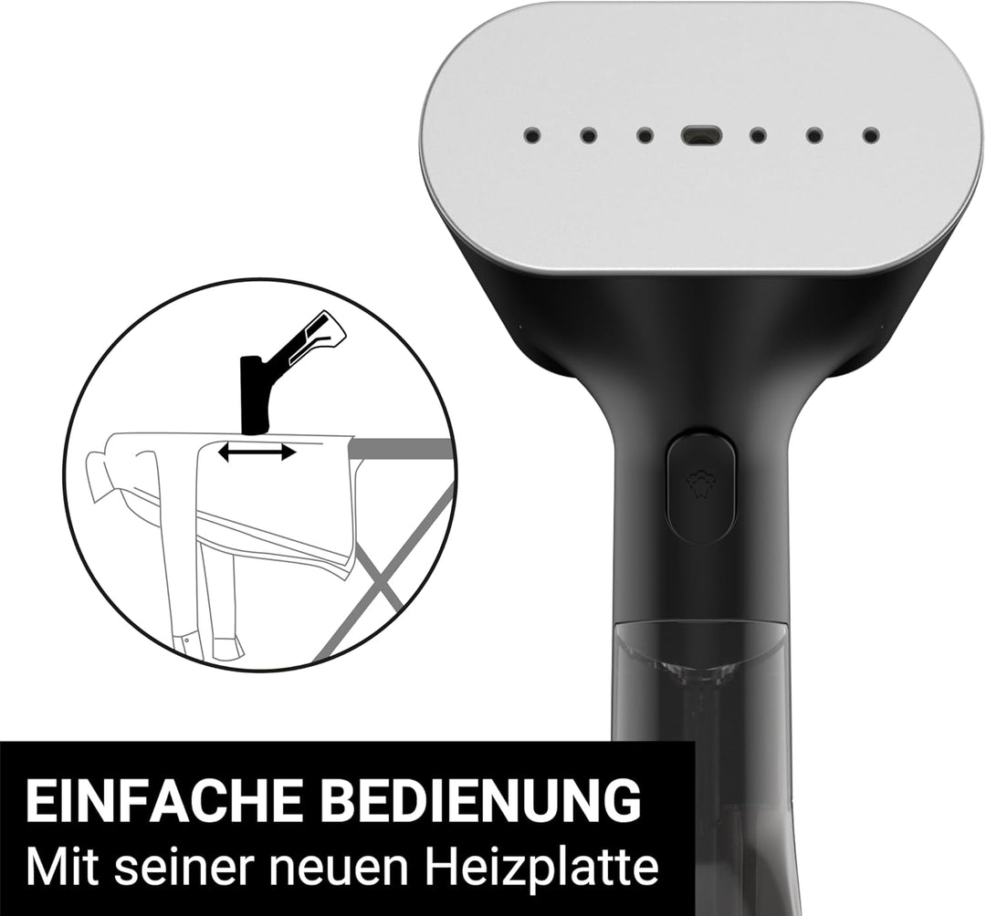 STEAMONE – Dampfglätter 2000 W, 28 g/min – Handbügeleisen – Fassungsvermögen 140 ml – Entfernt 99,99