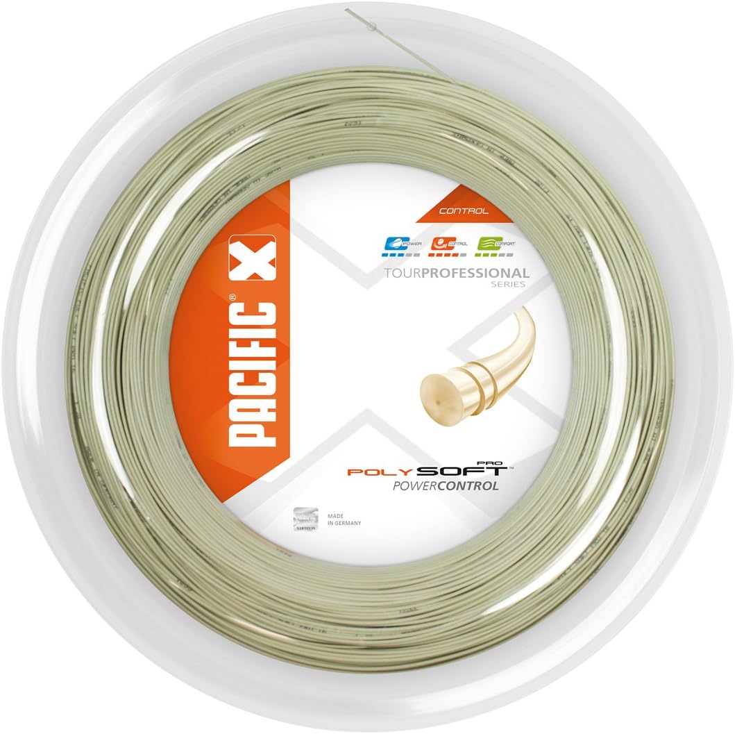 pacific Tennissaite Poly Soft PRO - 200m-Rolle, natur, 1.25mm/16L, PC-2047.74.00
