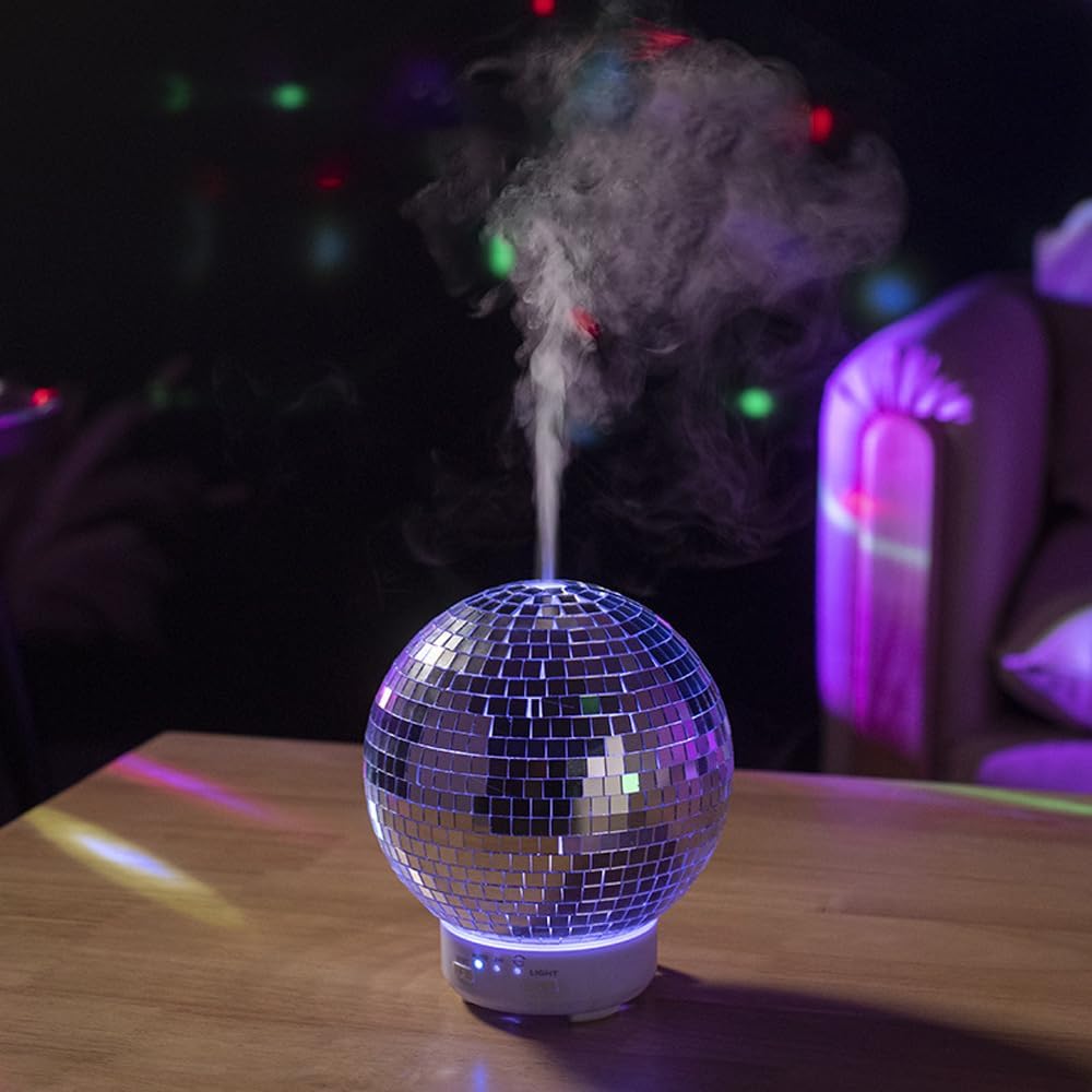 Diffusor Mit Diskokugel Rotierender Spiegel Diffusor Für Ätherische Öle Flüsterleiser Aromatherapie