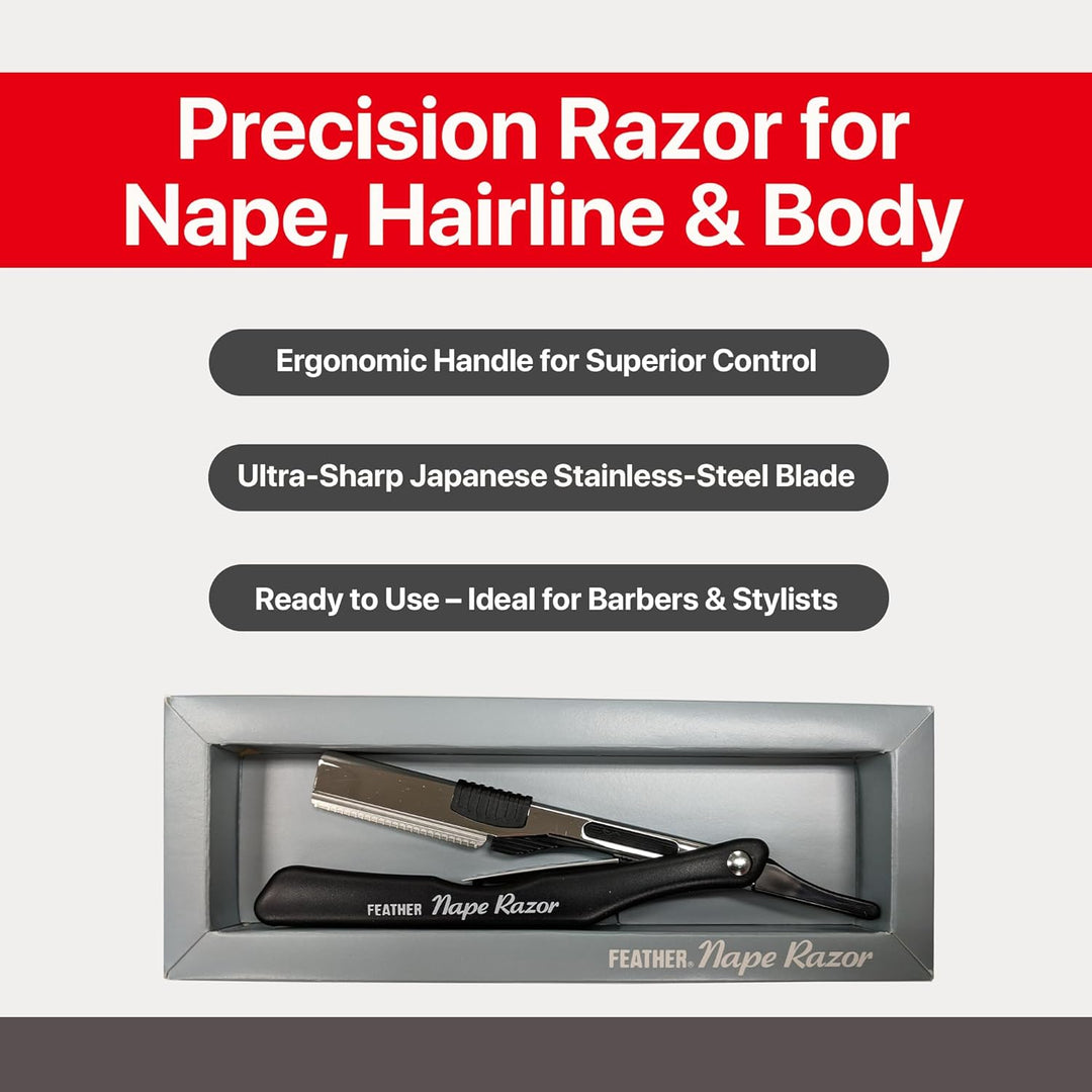 Feather FEATHER Nape Razor grau/schwarz, 1er Pack(1 x 31 g)
