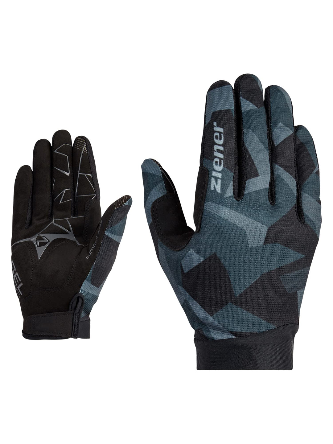 Ziener Herren CNUT Fahrrad/Mountainbike/Radsport-Handschuhe | Langfinger mit Touchfunktion - atmungs