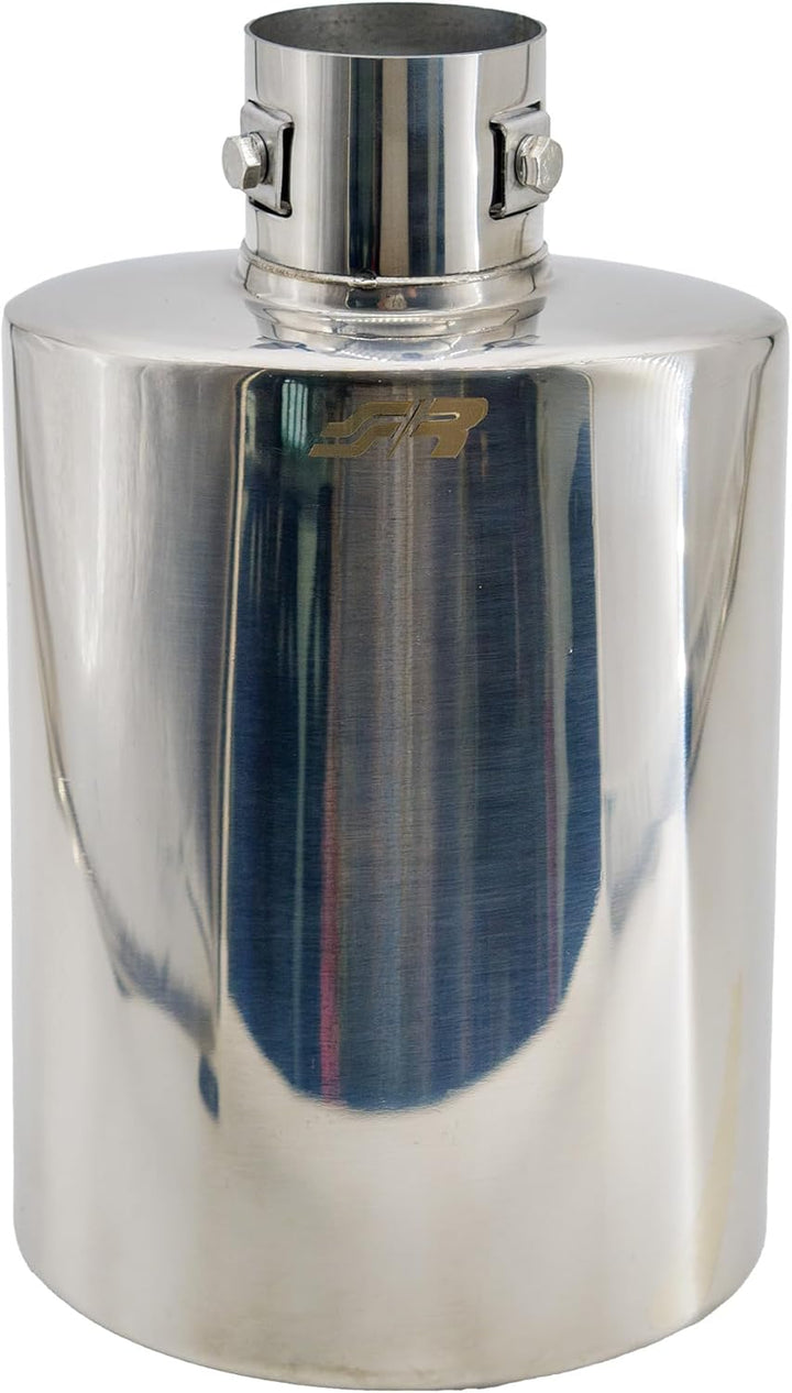 Simoni Racing TRX/33 Exhaust Tip Oval, Inox