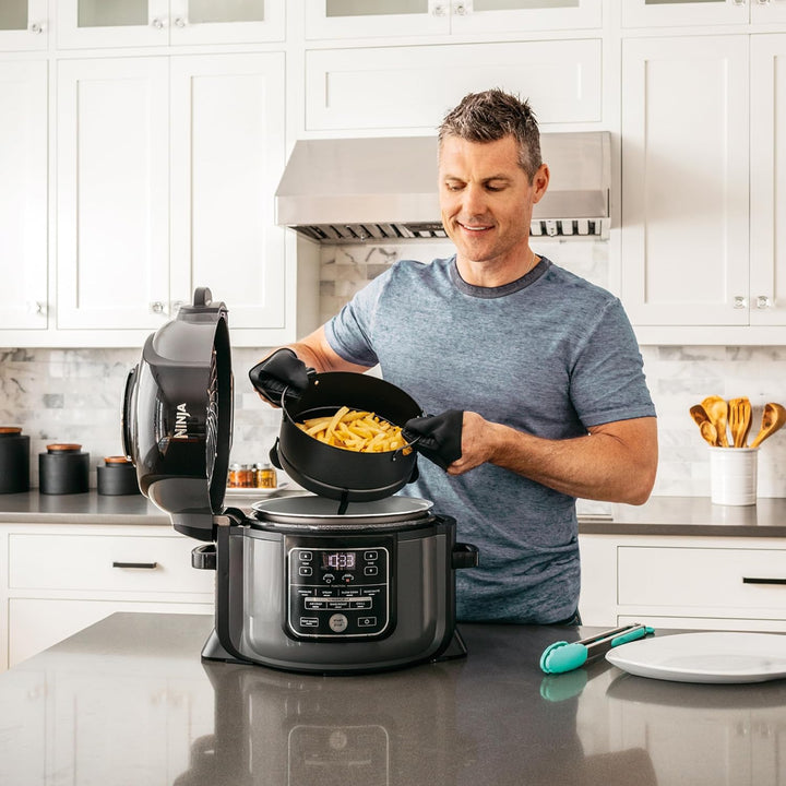 Ninja Foodi Multikocher [OP300EU] Tender-Crisp-Technologie, Schwarz und, Foodi, Single