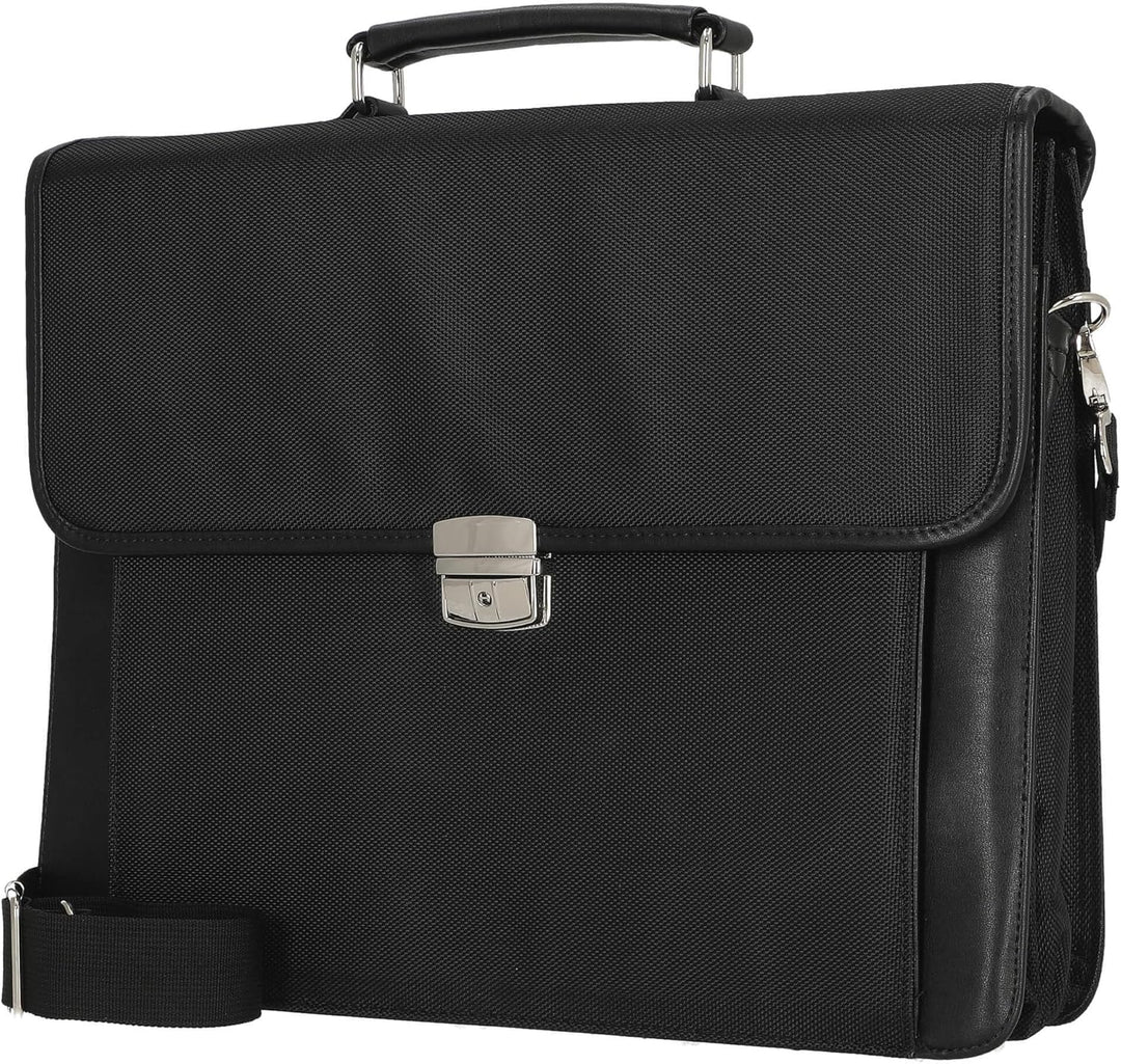 D&N Business Line Aktentasche, 41 cm, 18L, Schwarz
