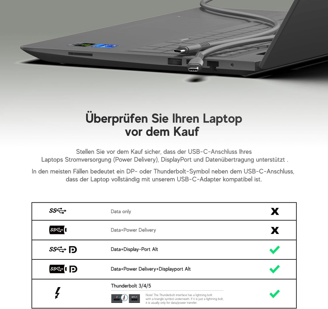 HKY 100W PD3.0 20V 5A USB C Netzteil für Ulanzi AL60 VL81 VL49 Luftschlauchleuchte, für Jackery Expl
