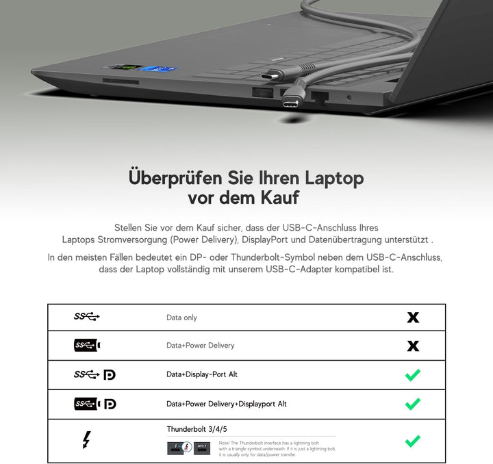 HKY 100W PD3.0 20V 5A USB C Netzteil für Ulanzi AL60 VL81 VL49 Luftschlauchleuchte, für Jackery Expl