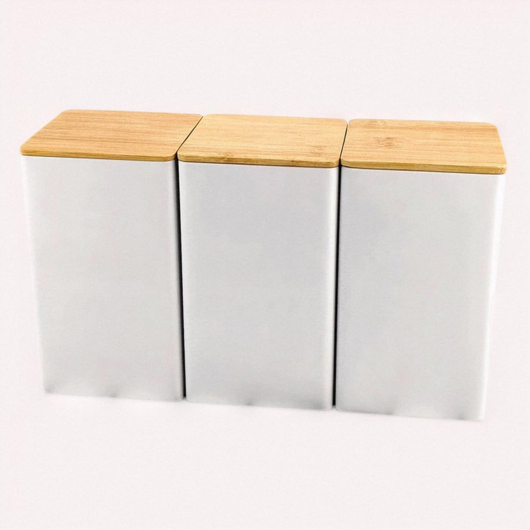 Tee Kaffee und Zucker Kanister Set feuchtigkeitsdichtes Aufbewahrungsgläsern mit Holzdeckel luftdich