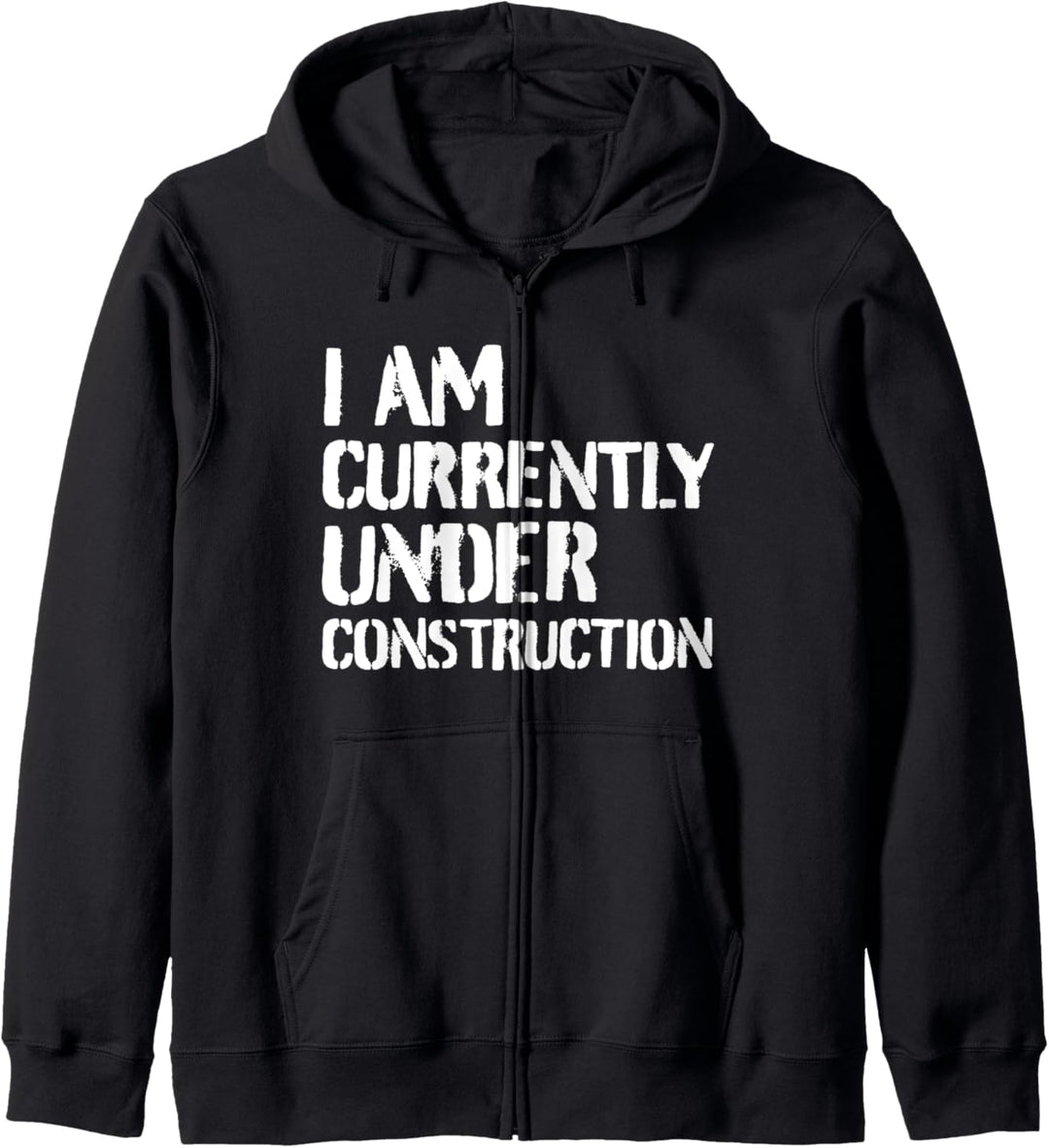 Bodybuilding Workout Fitness Gym – I Am Under Construction Kapuzenjacke