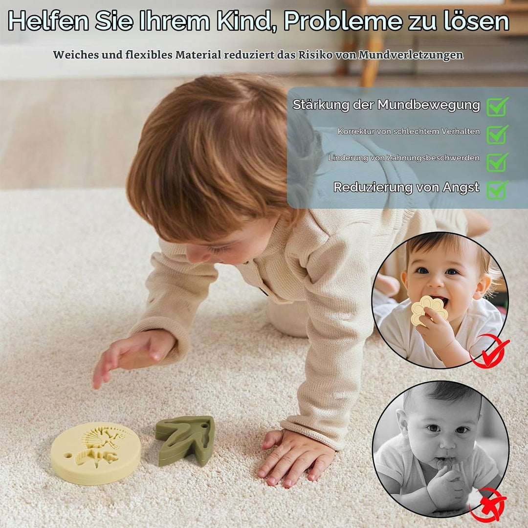 CLDY Kaukette für Kinder, 5er-Pack sensorische Kauketten, Autismus-Spielzeug für Jungen und Mädchen,