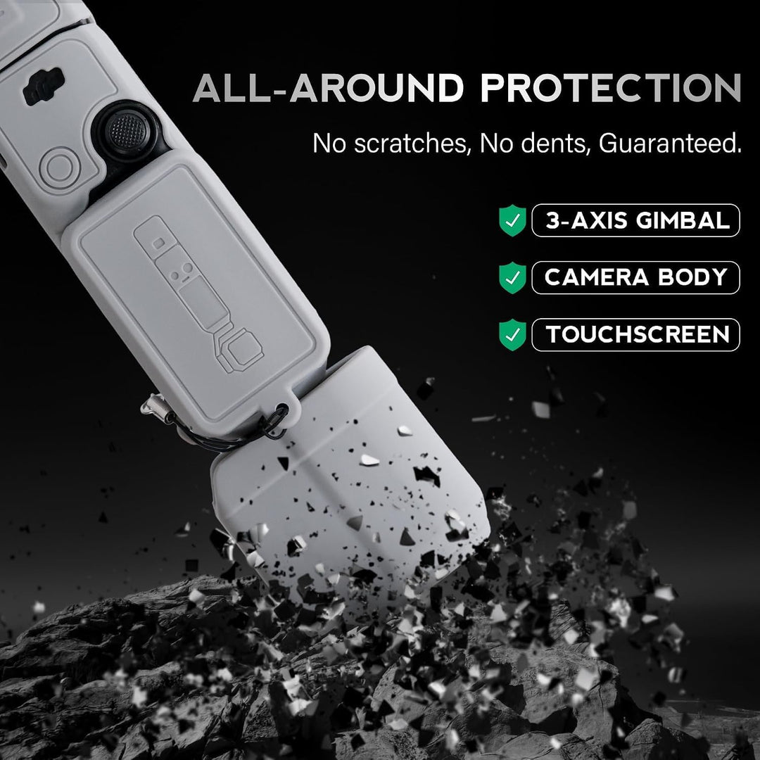 Pocket 3 Case, Soft Silikon Protective Case Cover kompatibel mit DJI Osmo Pocket 3 Creator Combo, Li
