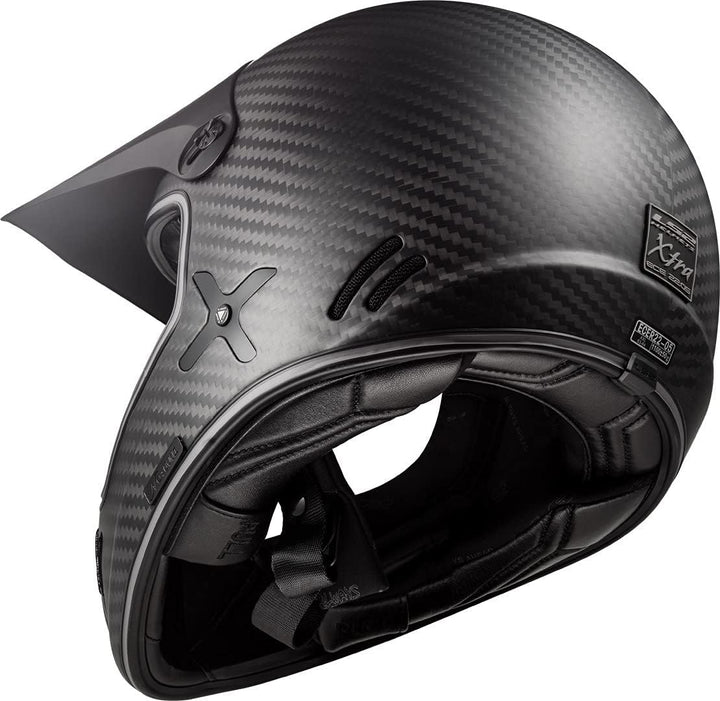 LS2 Unisex Xtra Motorradhelm S Kohlenstoffmatte, S Kohlenstoffmatte