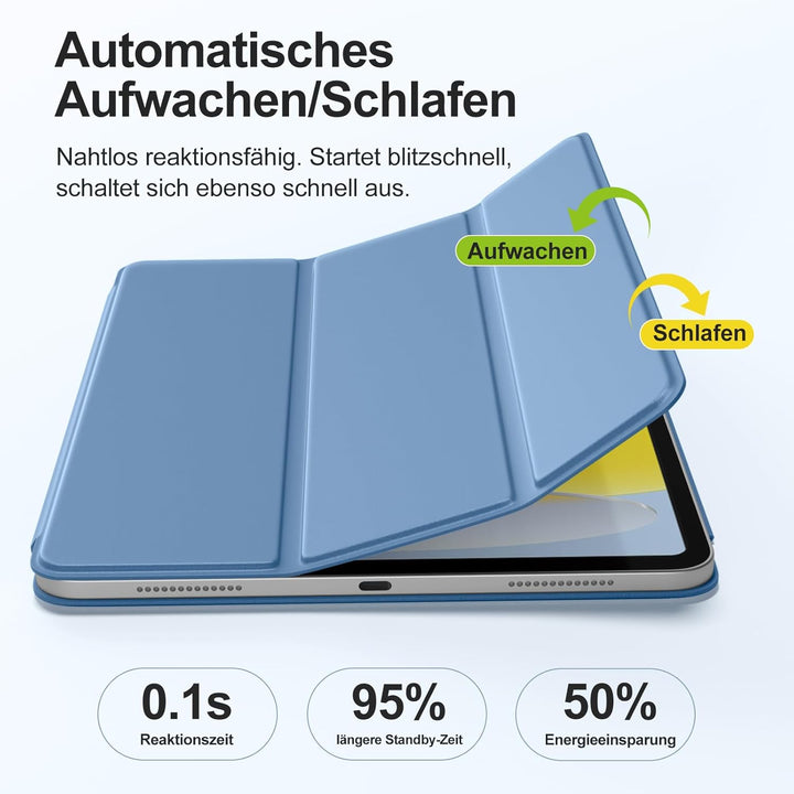 Maledan Magnetisch Hülle für iPad A16 11/10 Generation (2025 11 Zoll/ 2022 10.9 Zoll), Magnetbefesti