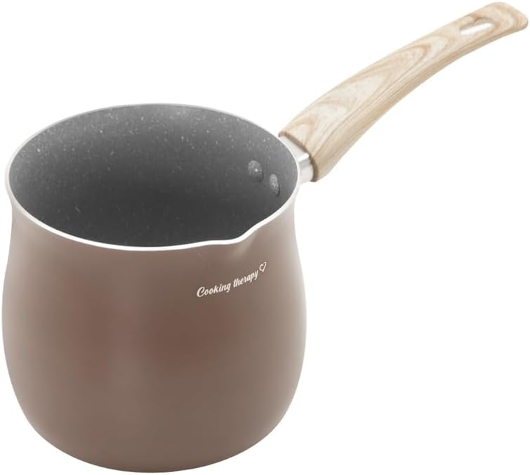 KASANOVA 1 12 cm Milchtopf – Braune Kochtherapie, Gepresstes Aluminium Bakelit