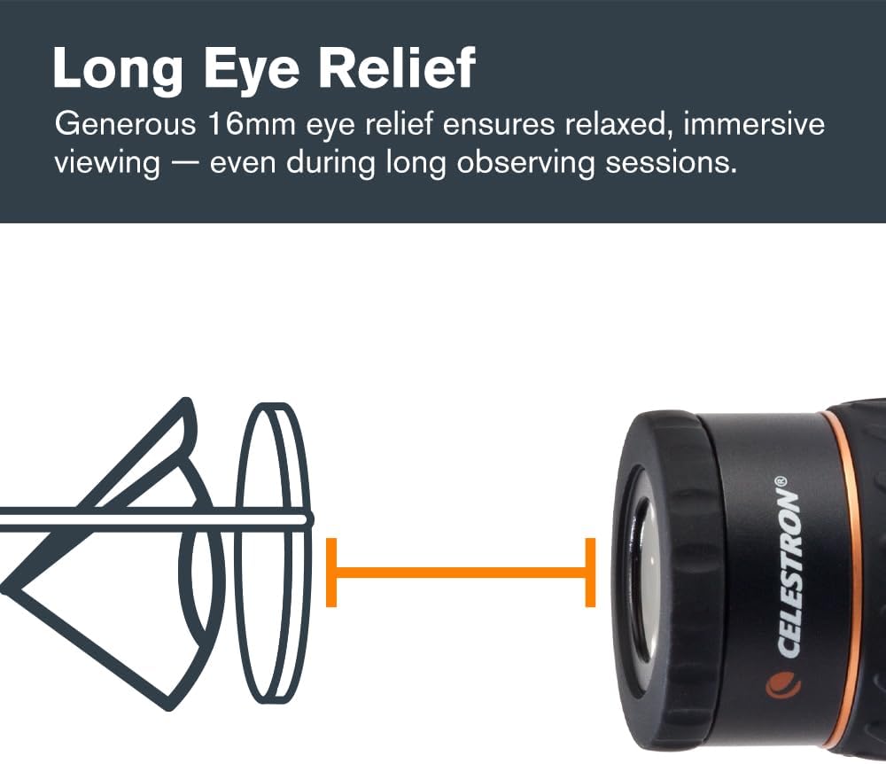 Celestron X-Cel LX Serie – 1,25'' Okular, 5 mm, 5 mm