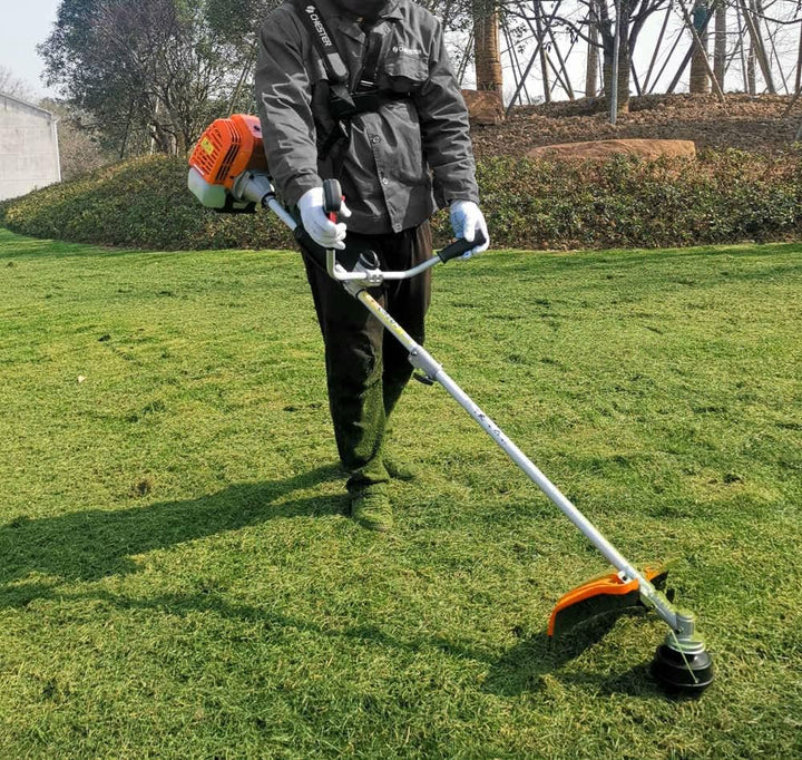 Freischneider mit Benzinmotor 52 cm³ - 3 Klingen + 1 Doppelfadenkopf - Chester