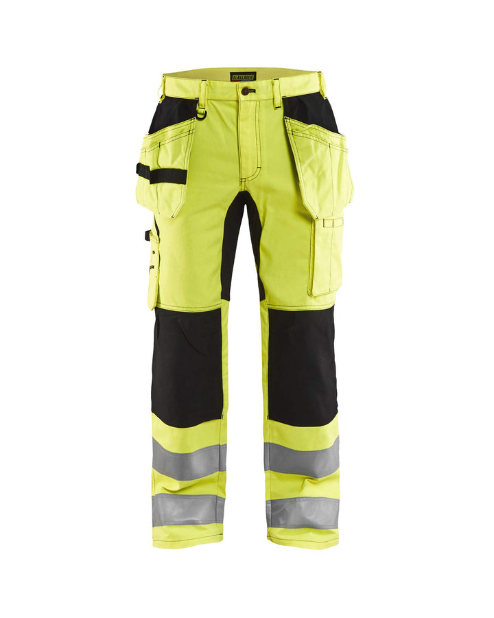 Blaklader 15521811 Hochsichtige Hose mit Stretch, gelb/ schwarz, grootte C154 C154 Yellow / Black, C