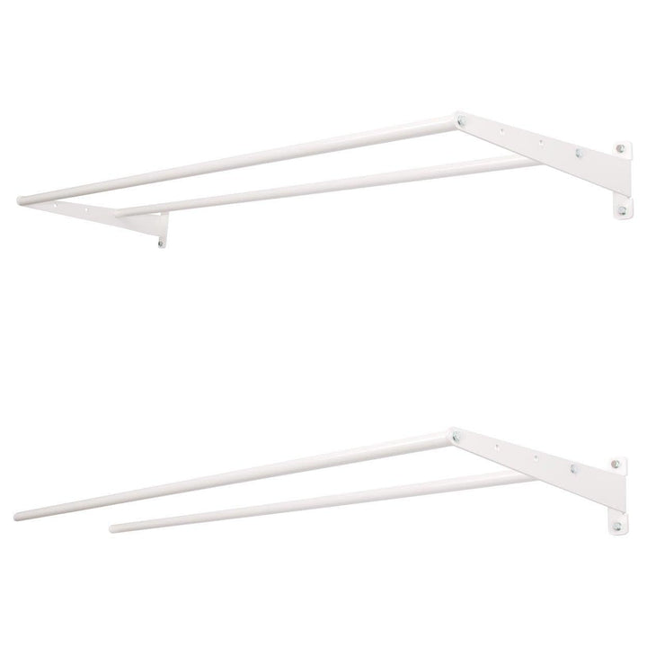 Sport-Tec Wandhalterung mit 2 Streben inkl. Erweiterungsmodul Ballregal., 50x350 cm