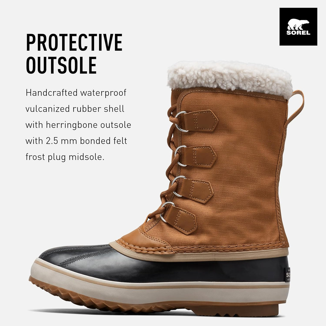 Sorel Herren-Winterstiefel, 1964 PAC NYLON WP 42.5 EU Braun Camel Brown X Black, 42.5 EU Braun Camel