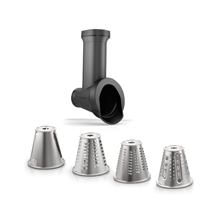 Bosch Zubehör Trommelraspel für Fleischwolf Serie 4 und Serie 6, 2 Siebe für feine (Saft) oder gröbe