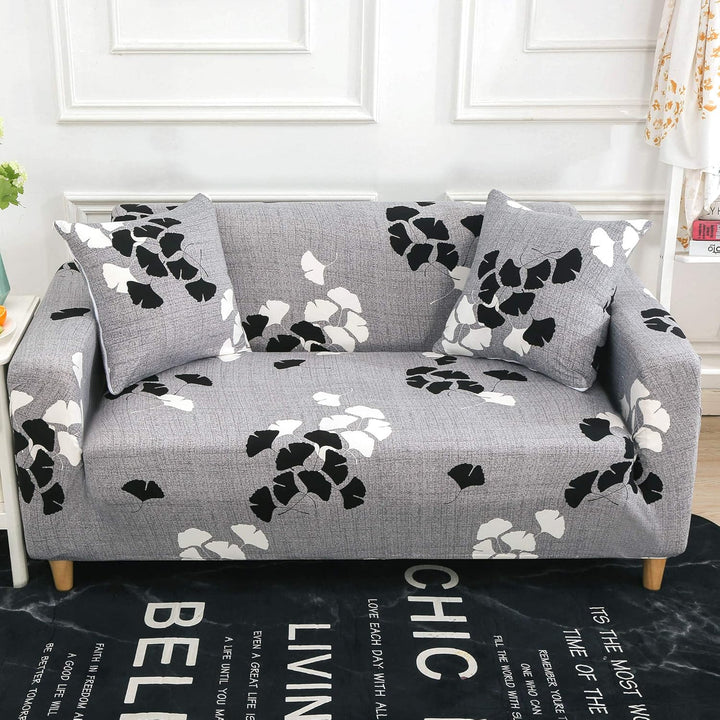 Sofabezüge, Moderne Elastischer Sofabezug Stretch 1/2/3/4 Sitzer Couchbezug Antirutsch Blumendruck S