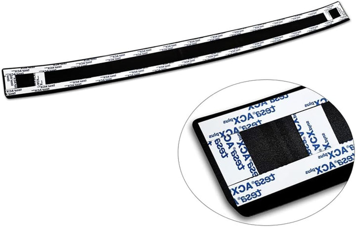 Avisa Matt-Schwarz Edelstahl Heckstossstangenschutz kompatibel mit Honda Civic XI HB 2022- &