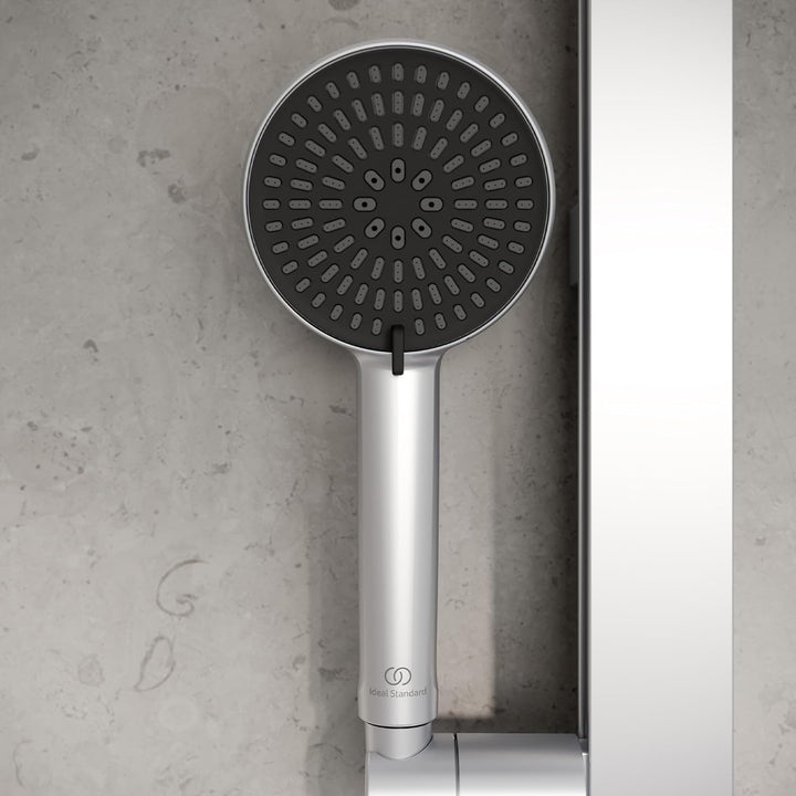 Ideal Standard Idealrain Alu+ 2-Funktionshandbrause, mit zwei Strahlarten (Rain und SilkRain) per Dr