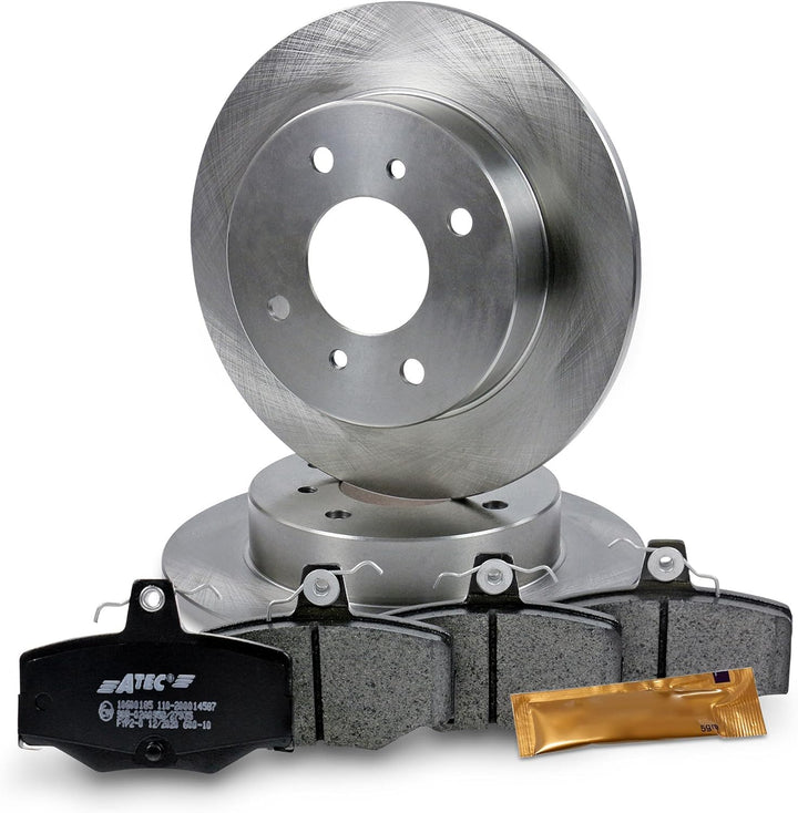 Bremsenset Hinterachse inkl. Bremsscheiben Ø 258 mm Voll + Bremsbeläge Hinten, Passend für NISSAN AL