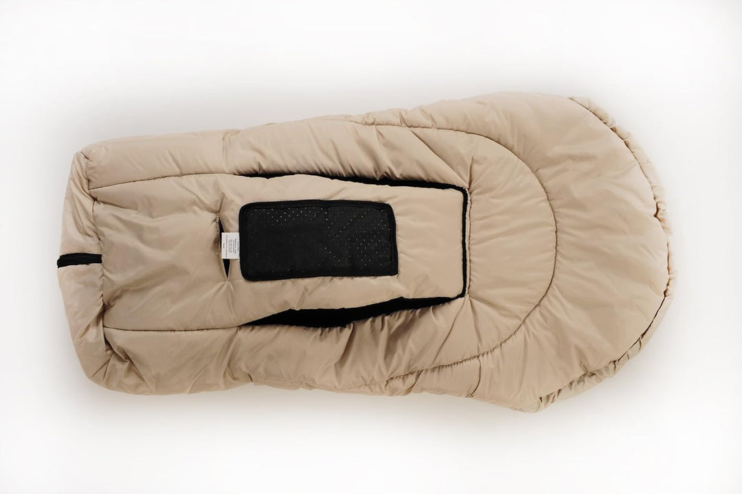 Kaiser 6534731 - Kuschelsäckchen Fleece für Schalensitze der Gruppe O, Farbe: sand, Sand
