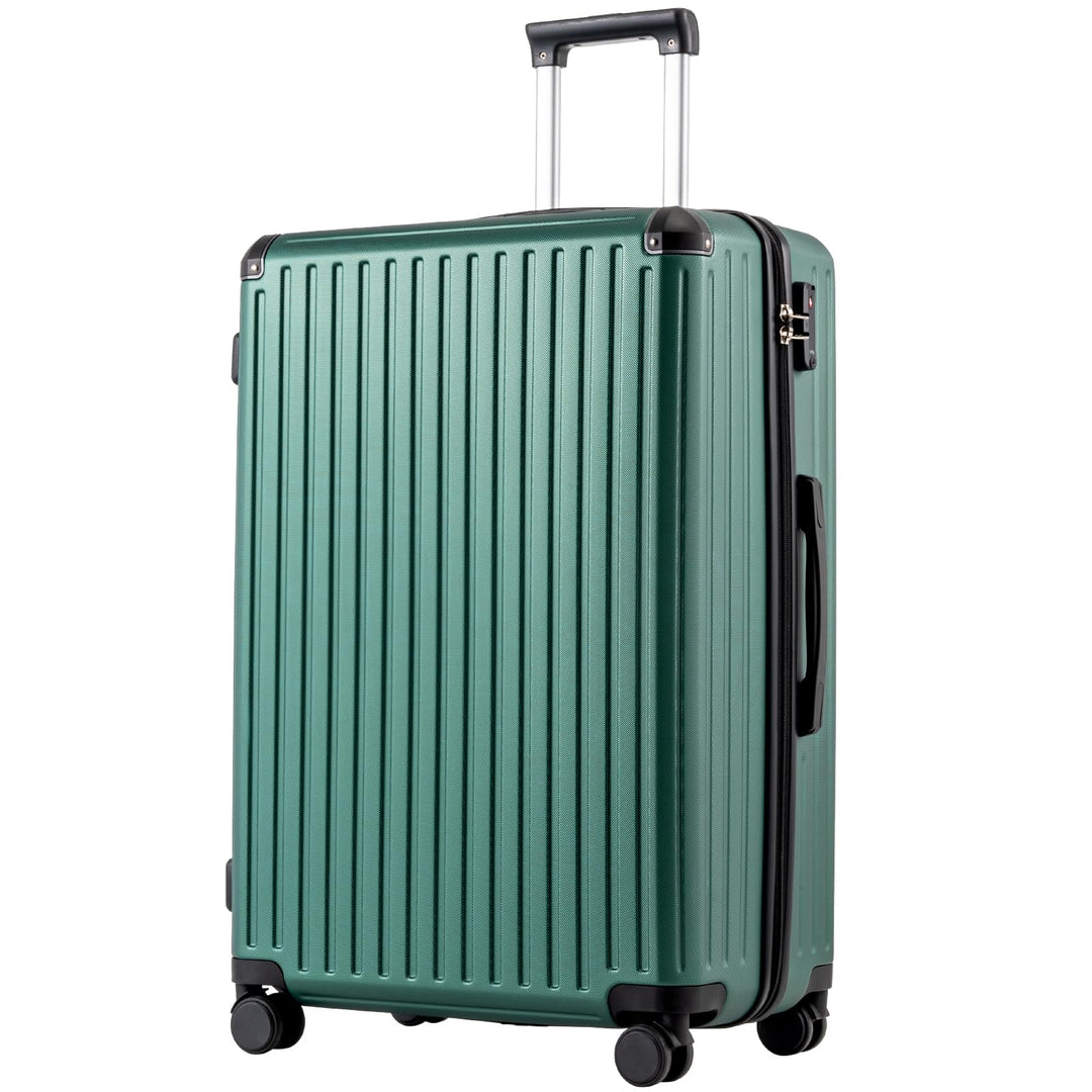 COOLIFE Koffer Trolley-Koffer Hartschalen-Koffer Rollkoffer Reisekoffervon ABS-Material mit TSA-Schl