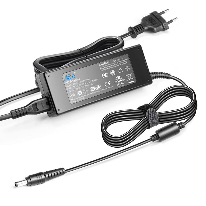 KFD Netzteil 24V 3,75A Ladegerät Ladekabel für Zebra GK420T GK420D GX430T ZD410 GX420D ZD421D ZD620