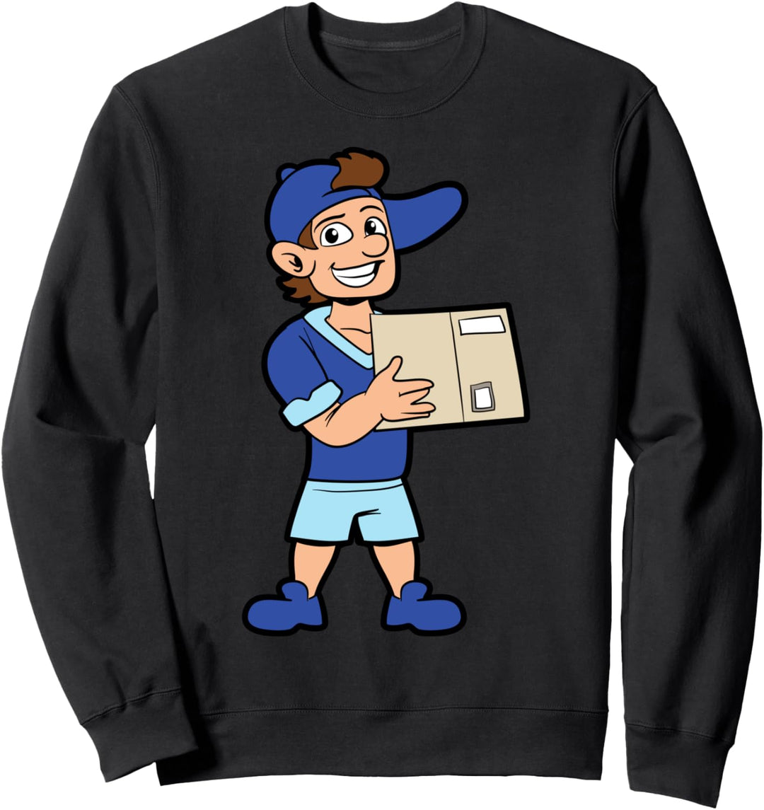 Paketdienst Paketzusteller Paketbote Spedition Paket Arbeit Sweatshirt
