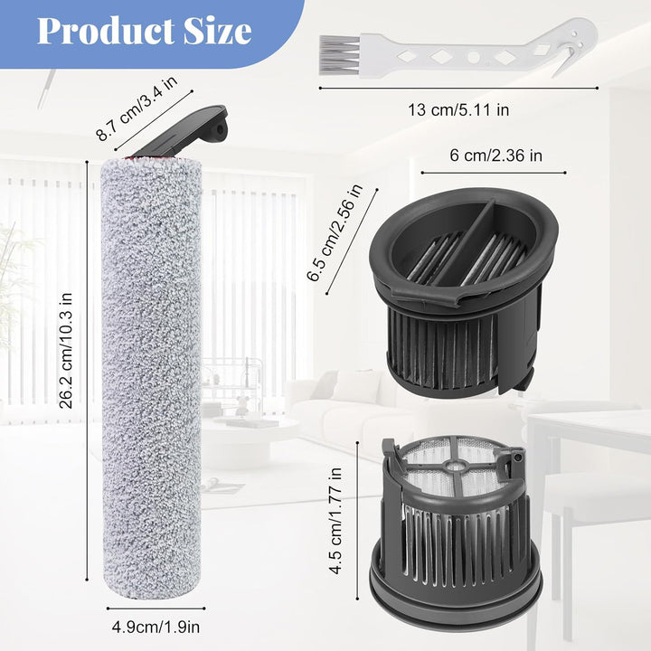 Zubehör für Dreame H14 / H14 Pro / H14 Dual Nass und Trockensauger Ersatzteile 5 Stück Zubehörset En