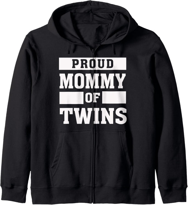 Proud Mommy of Twins - Proud Twin Mother Mom Parent Kapuzenjacke