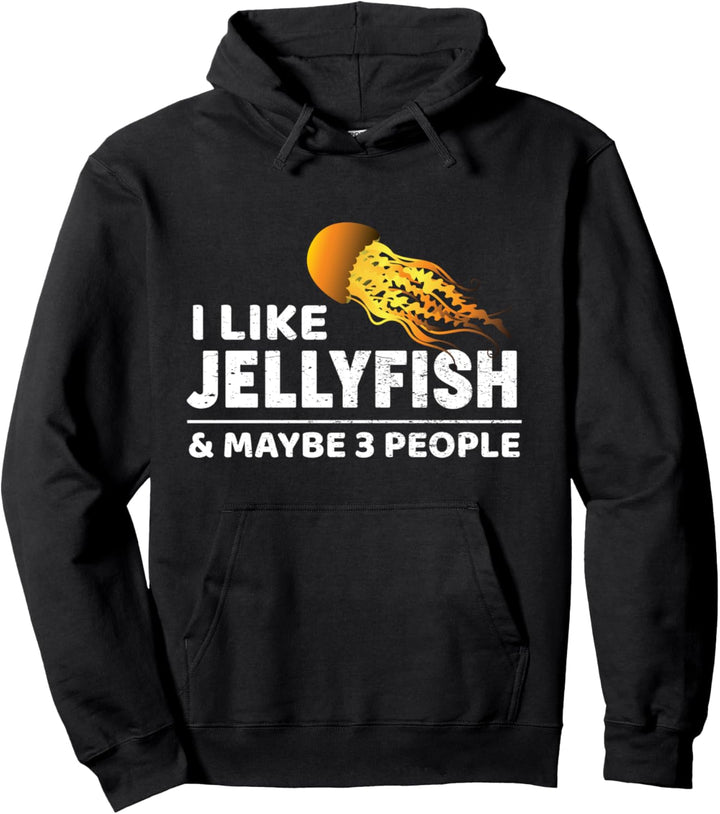 I Like Jellyfish Kleidung Meduse Geschenk Qualle Pullover Hoodie