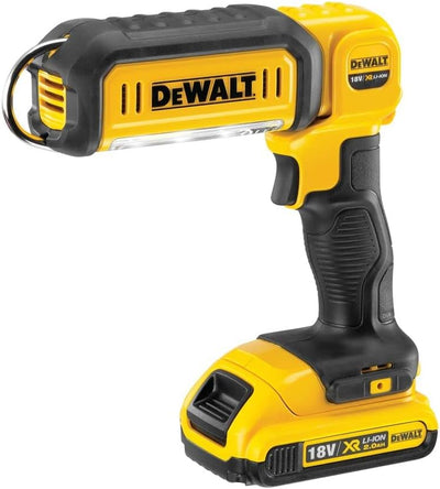 DeWalt Akku- und Netz-Radio/Baustellen-Radio (DAB(DAB(+)/FM Stereo/FM & 18V Akku LED-Leuchte Bundle