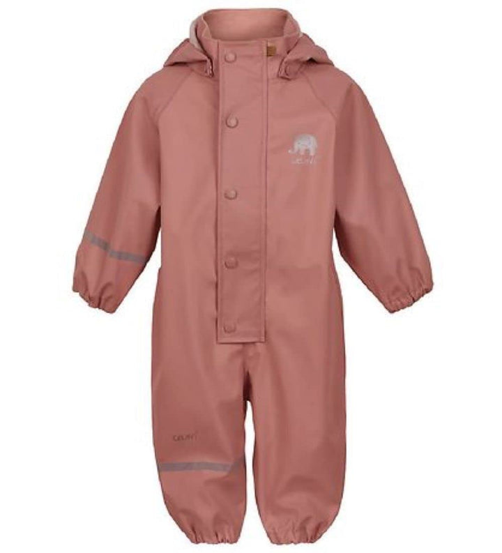 CeLaVi Unisex Basic PU rain Suit Regenmantel, Burlwood, 110