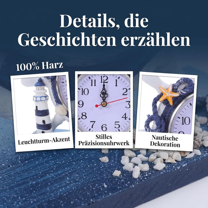 Garneck 1Stk Bürodekoration herrenuhren die Büroeinrichtung Leuchtturm-Ornament aus Harz dekorative