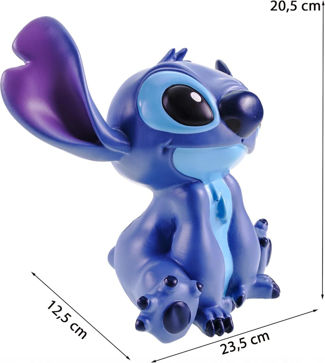 Gartenfigur Stitch – Disney's frecher Lilo & Stitch Alien zum Verlieben Sitzend - mit Ohren Oben (20