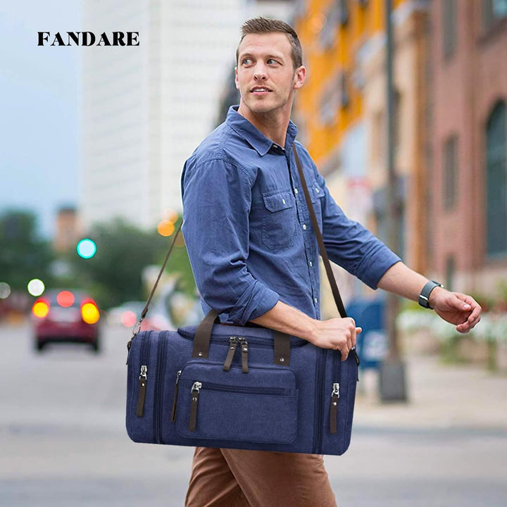 FANDARE Sport Reisetasche Herren/Damen Gym Handtasche Boston Handtasche Outdoor Camping Weekend Umhä