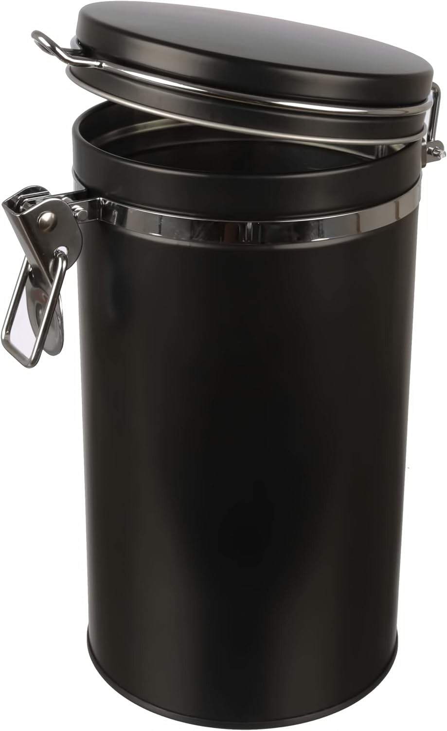 2x Vorratsdose/Kaffeedose mit Silikondichtung und Bügelverschluss, luftdicht aus Metall für je 500g