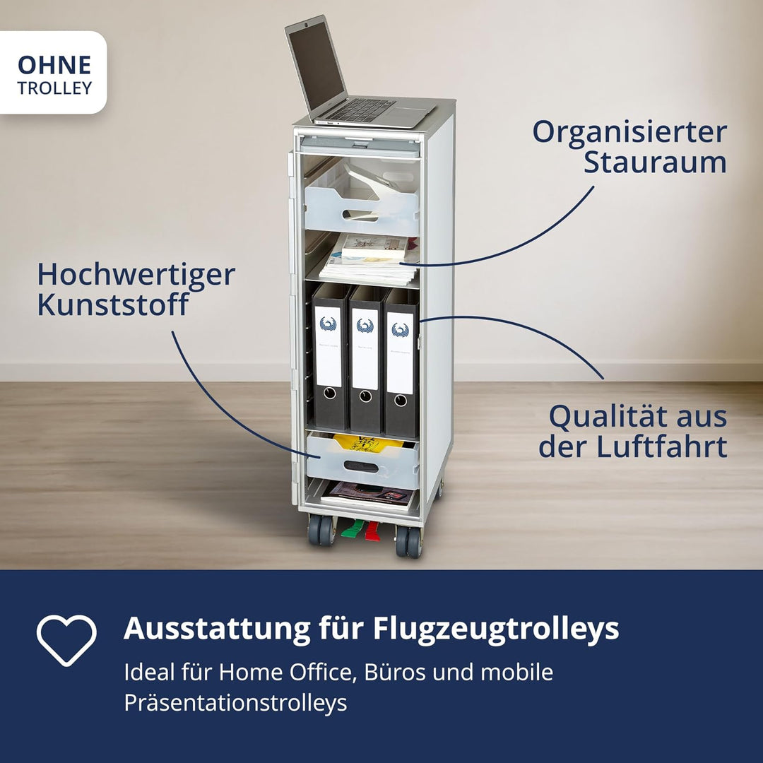 VanDeBord Ausstattungspaket Büro &amp; Homeoffice (Kunststoff, Atlas) Kunststoff ATLAS, Kunststoff ATLAS