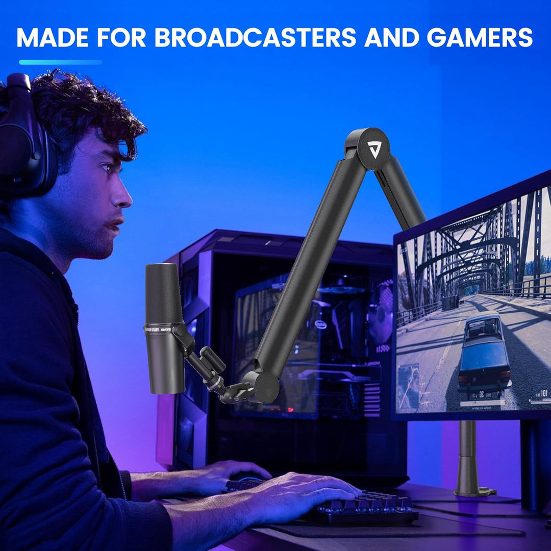 THRONMAX S8 Mikrofon arm, Mikrofonständer für Game Streaming und Broadcasting, Stabiler und universe