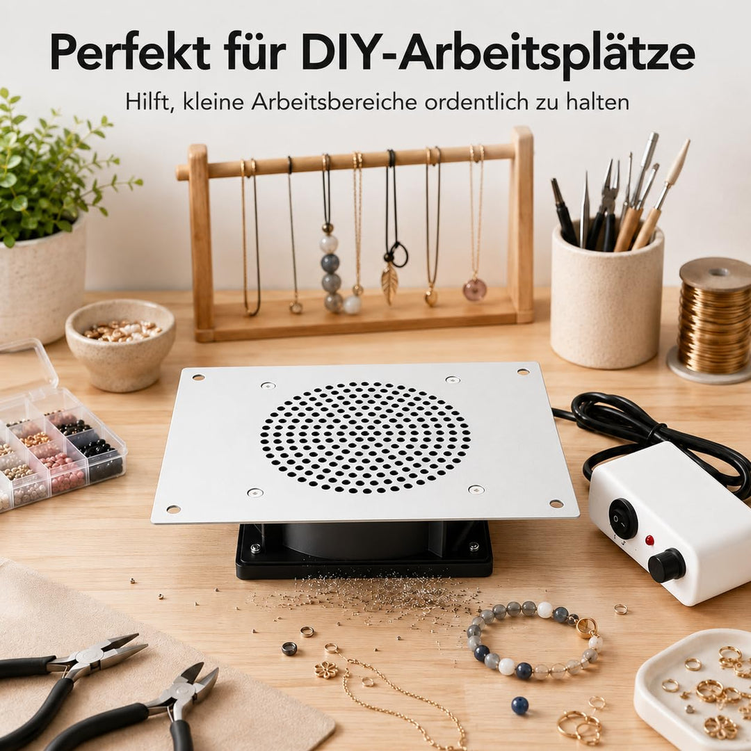 Desktop Nagelstaubsammler,Staubabsauger für Nagelstudio | ,inkl. 2 austauschbare Staubbeutel, für Na
