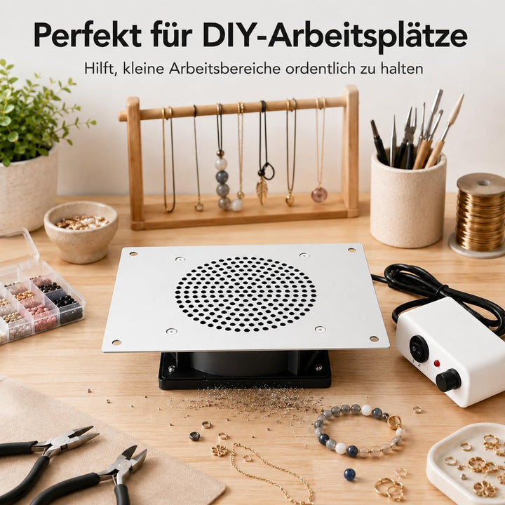 Desktop Nagelstaubsammler,Staubabsauger für Nagelstudio | ,inkl. 2 austauschbare Staubbeutel, für Na